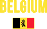Discover Belgium Flag Souvenir T Shirt