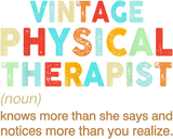 Discover Vintage Physical Therapist T Shirt