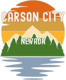 Discover From Carson City Nevada Vintage Sunset T-Shirt