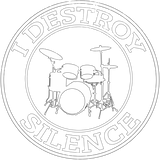 Discover Drummer I Destroy Silence Drums T Shirt
