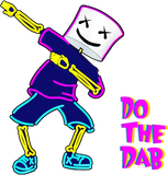 Discover Do The Dab Classic Art Marshmallows Dancing DJ X-mas Holiday T-Shirt