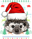 Discover Hedgehog Ugly Christmas Santa