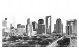 Discover Houston Skyline Texas Pride Vintage Houston T-Shirt