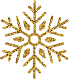 Discover Gold Snowflakes