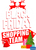 Discover Black Friday Shopping Team Christmas T-Shirt