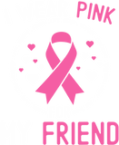 Discover I Wear Pink For My Friend Breast Cancer Awareness Support T-Shirt