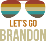 Discover Let's Go Brandon Retro Vintage Sunglasses T-Shirt