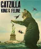 Discover Catzilla King Of The Feline Movie Poster Gag Cat T-Shirt