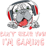 Discover Can't Hear You I'm Gaming Headset Headphones Gamer T-Shirt