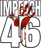 Discover Impeach Biden Bloody Hand 46 T-Shirt