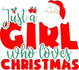 Discover Just A Girl Who Loves Christmas Santa Claus