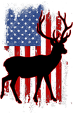 Discover Hunting Patriotic Hunter Hunt Deer USA US Flag T-Shirt