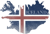 Discover Map Of Iceland Flag T Shirt