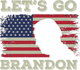 Discover Let's Go Brandon Funny Biden Shirt Vintage American Flag Long Sleeve