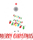 Discover Merry Christmas Nurse Shirt Stethoscope Tree Lights Gift T-Shirt