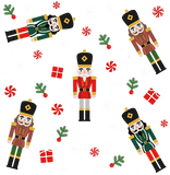 Discover Merry Christmas Nutcrackers Cute Soldiers Pattern Classic