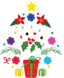 Discover Poker Christmas Tree Funny Gift Classic