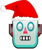 Discover Santa Robot Merry Christmas Gifts For Robot Loves Classic