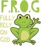 Discover Rely On God Christian Frog Lover FROG Gift Idea T-Shirt