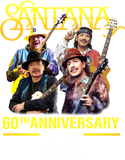 Discover Santana 60th Anniversary Music Carlos Santana Graphic Hoodie