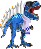Discover T Rex Dinosaur Hanukkah T-Shirt