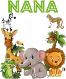 Discover Nana of the Wild One Zoo Birthday Safari Jungle Animal T-Shirt