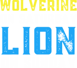 Discover Wolverine on Saturday Lion On Sunday Detroit Football T-Shirt