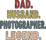 Discover Husband Dad Photographer Legend T-Shirt