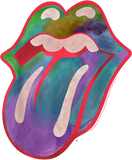 Discover Rolling Stones Official Colour Tongue T-Shirt