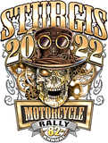 Discover 2022 Sturgis Motorcycle Rally 82nd Anniversary Steampunk Skull T-shirt