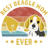 Discover Best Beagle Mom Ever Retro Vintage T Shirt
