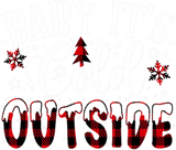 Discover Baby It's Cold Outside Christmas Plaid Raglan
