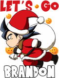 Discover Goku Santa Christmas Let's Go Brandon