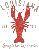 Discover Louisiana Crawfish T Shirt