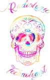 Discover Radiologic Technologist Sugar Skull Skeleton Head Rad Tech T-Shirt