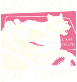 Discover Live Fast! Eat Trash! T-Shirt