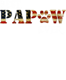Discover Best Papaw Ever Dog Paw Print USA Flag 4th Of July T-shirt