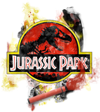 Discover Jurassic Park - Movie Flare Logo - Jurassic Park - T-Shirt