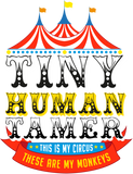 Discover Teacher Tiny Human Tamer This My Circus These are My Monkeys T-Shirt