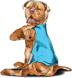 Discover Funny dogue de bordeaux Dog I Love Mom Tattoo Love T-shirt