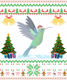 Discover Hummingbird Lover Xmas Ugly Hummingbird Christmas Sweatshirt
