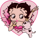 Discover Betty Boop Love Dog