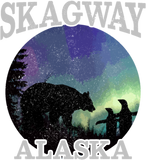 Discover Skagway Alaska - Polar Bear Penguins Souvenir Gift T-shirt