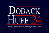 Discover Doback & Huff '24 - for president - Doback Huff - Sticker