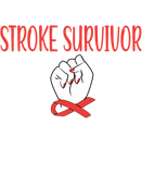Discover Stroke Survivor Stroke Awareness Month Red Ribbon T-shirt
