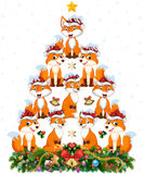 Discover Fox Lover Xmas Gift Fox Christmas Tree T-shirt
