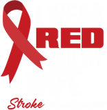 Discover I Wear Red For My Wife Stroke Awareness T-shirt