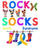 Discover Rock Your Socks Down Syndrome Shirt, Down Syndrome Awareness Shirt, World Down Syndrome Day