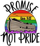 Discover Noah's Ark Genesis 9:13 Rainbow God's Promise Not Pride T-Shirt