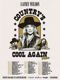 Discover Lainey Wilson Maps Out Massive 'Country's Cool Again' 2024 Tour Poster